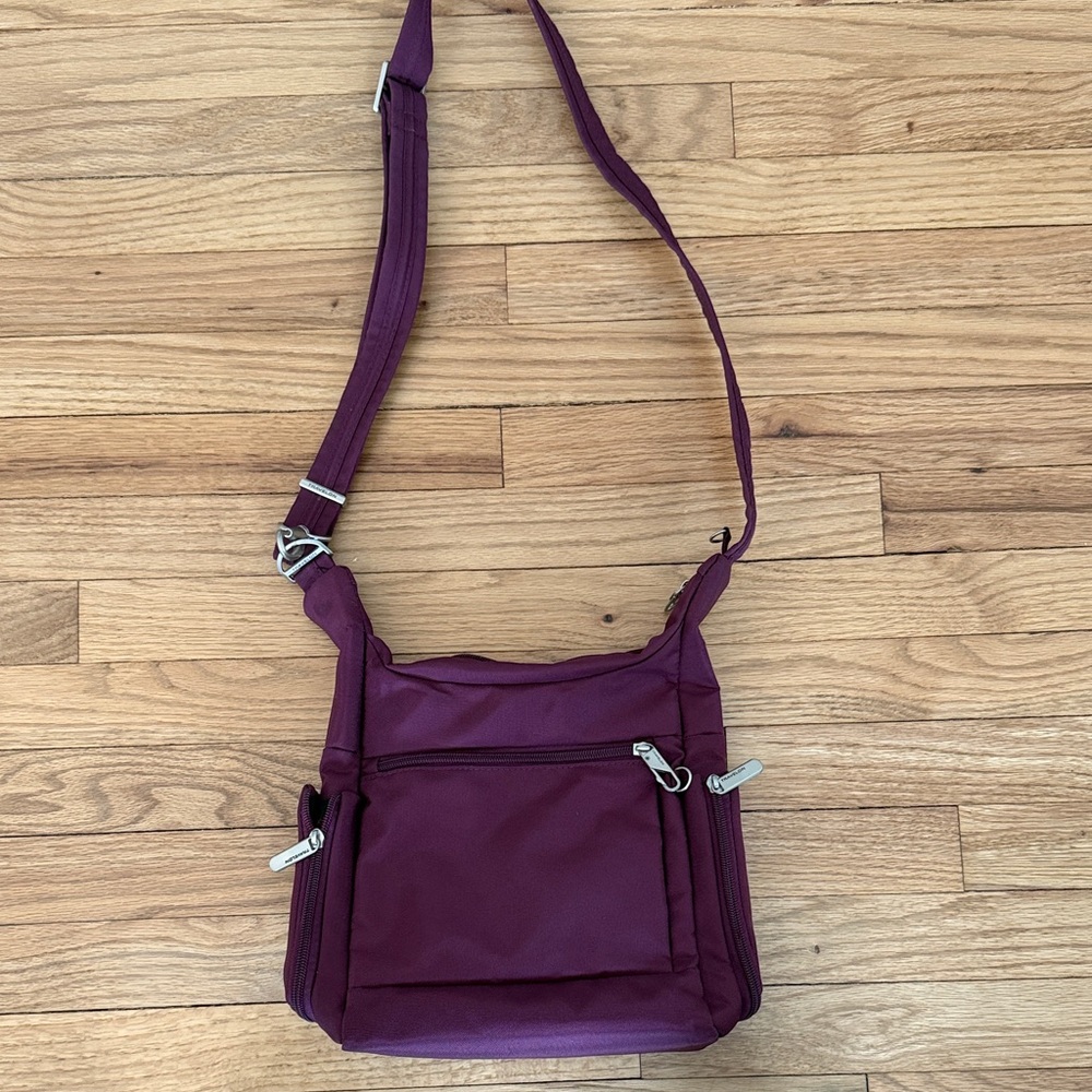 Travelon Plum Crossbody Bag